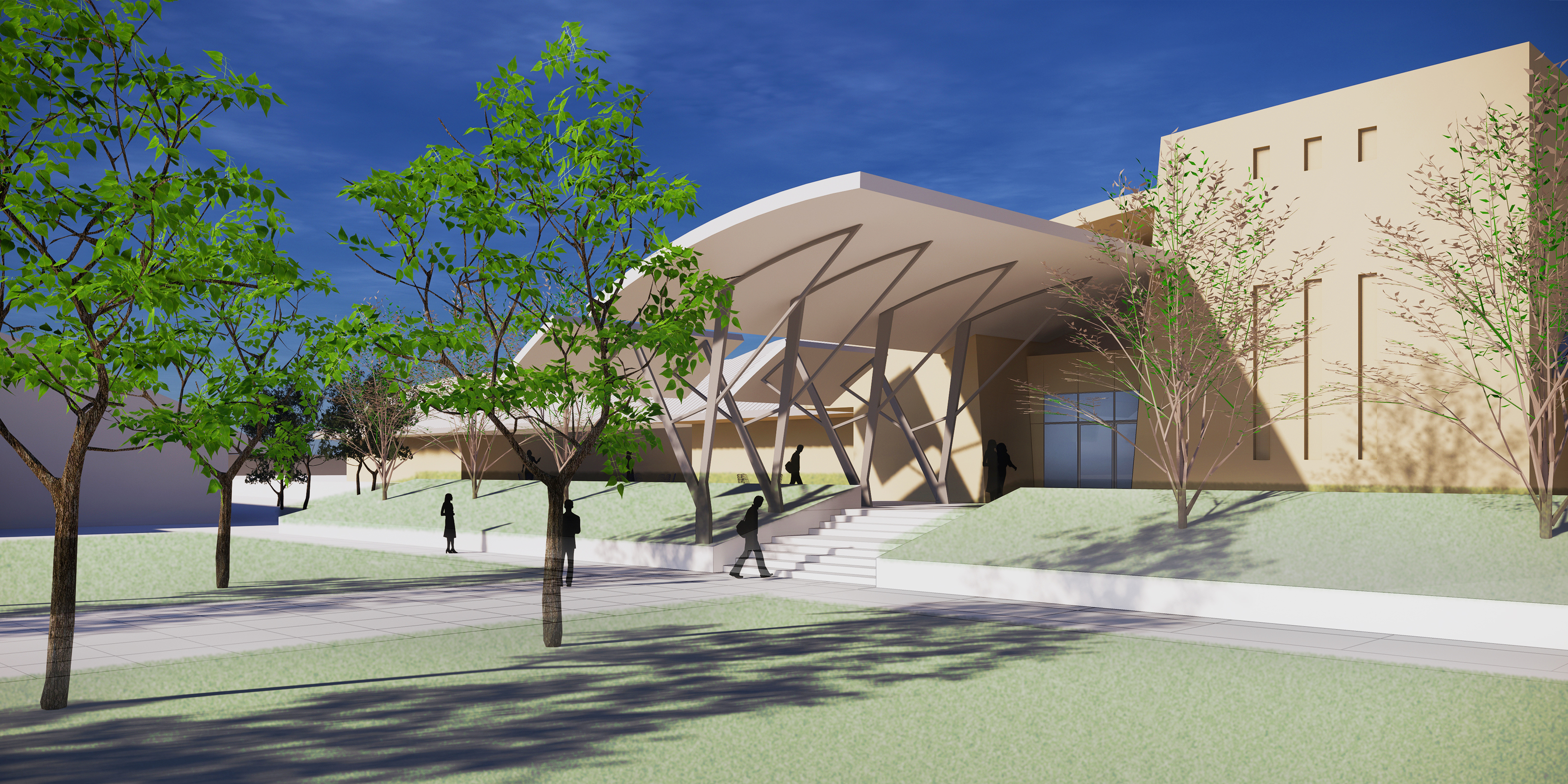 Evergreen Valley High School Cougar Hall | SVA Architects